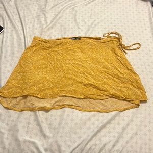 Yellow Floral Skirt